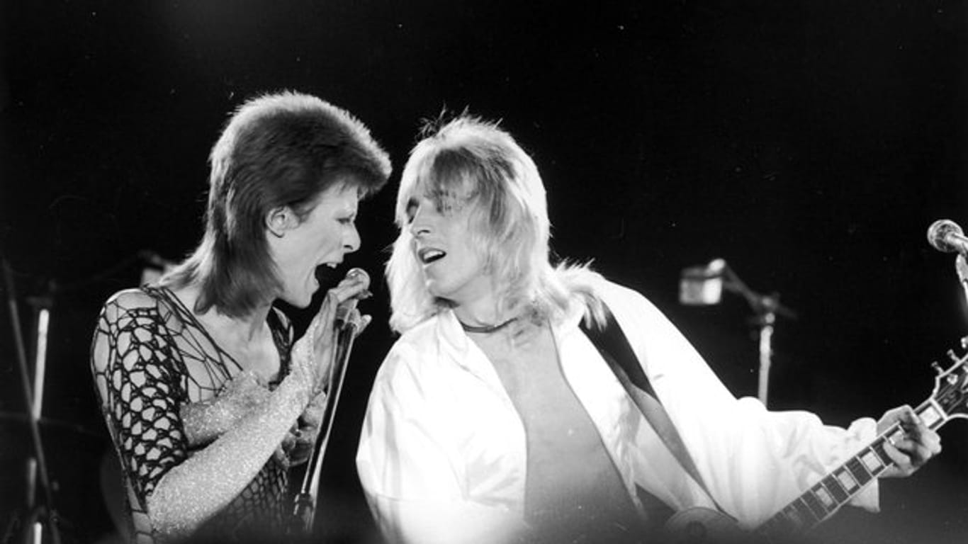 Mick Ronson und David Bowie waren ein starkes Pärchen.