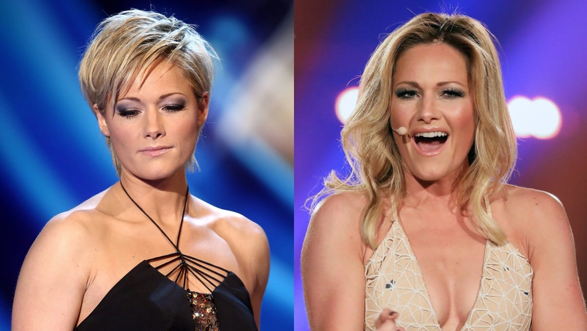 Helene Fischer: die Sängerin links 2010 und rechts 2018