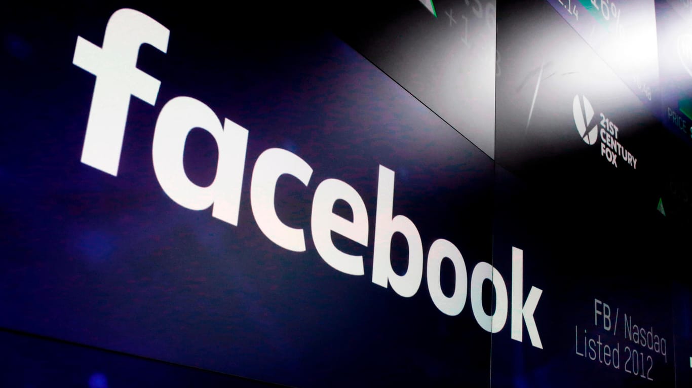 Facebook-Logo: Wegen Europas Datenschutzregeln fällt die Aktie des Unternehmens.