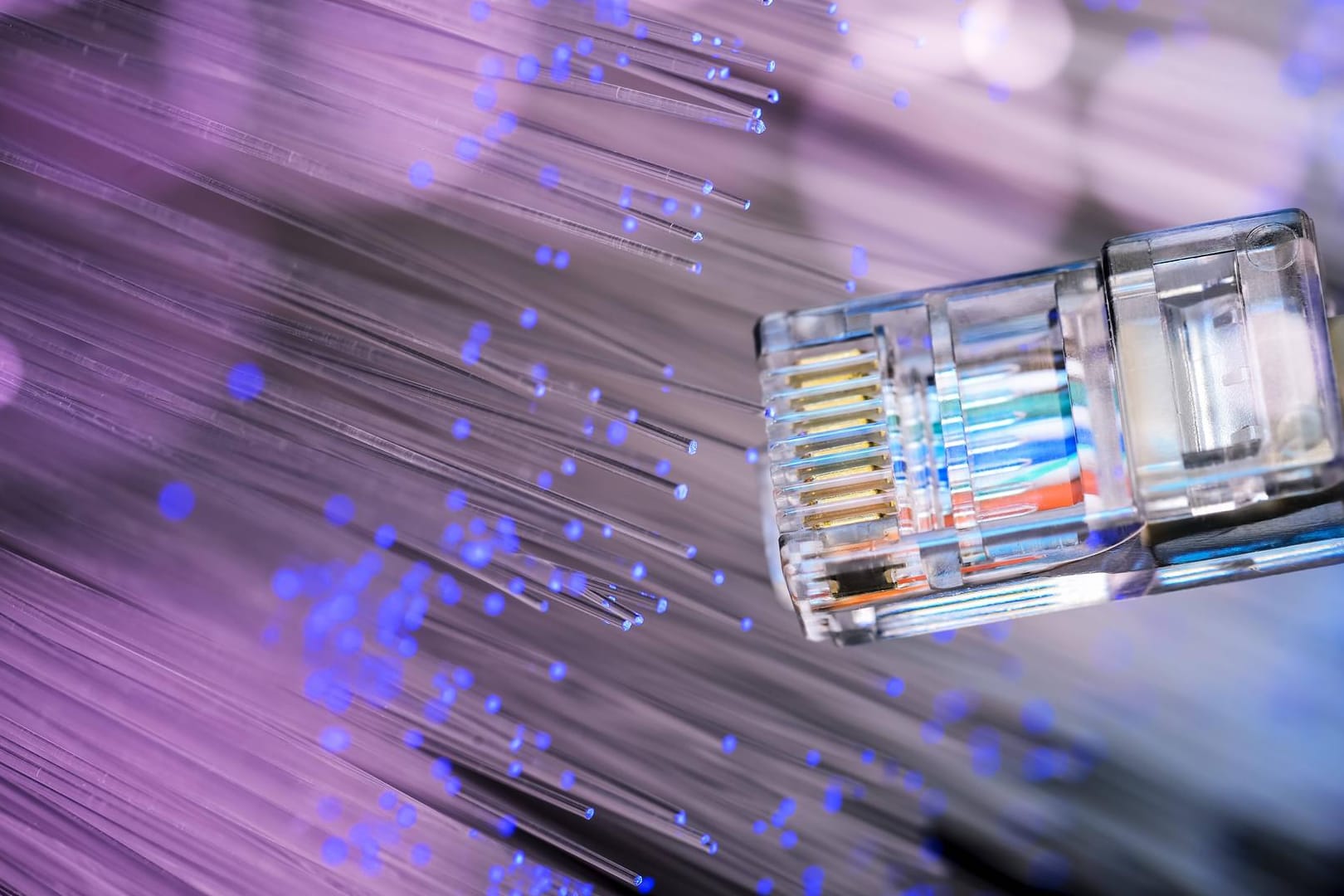 Internetkabel und Glasfaser: Nicht alle Router können die Umstellung auf Supervectoring meistern. Um schnelleres Internet nutzen zu können, ist eventuell der Kauf eines Routers von Nöten.