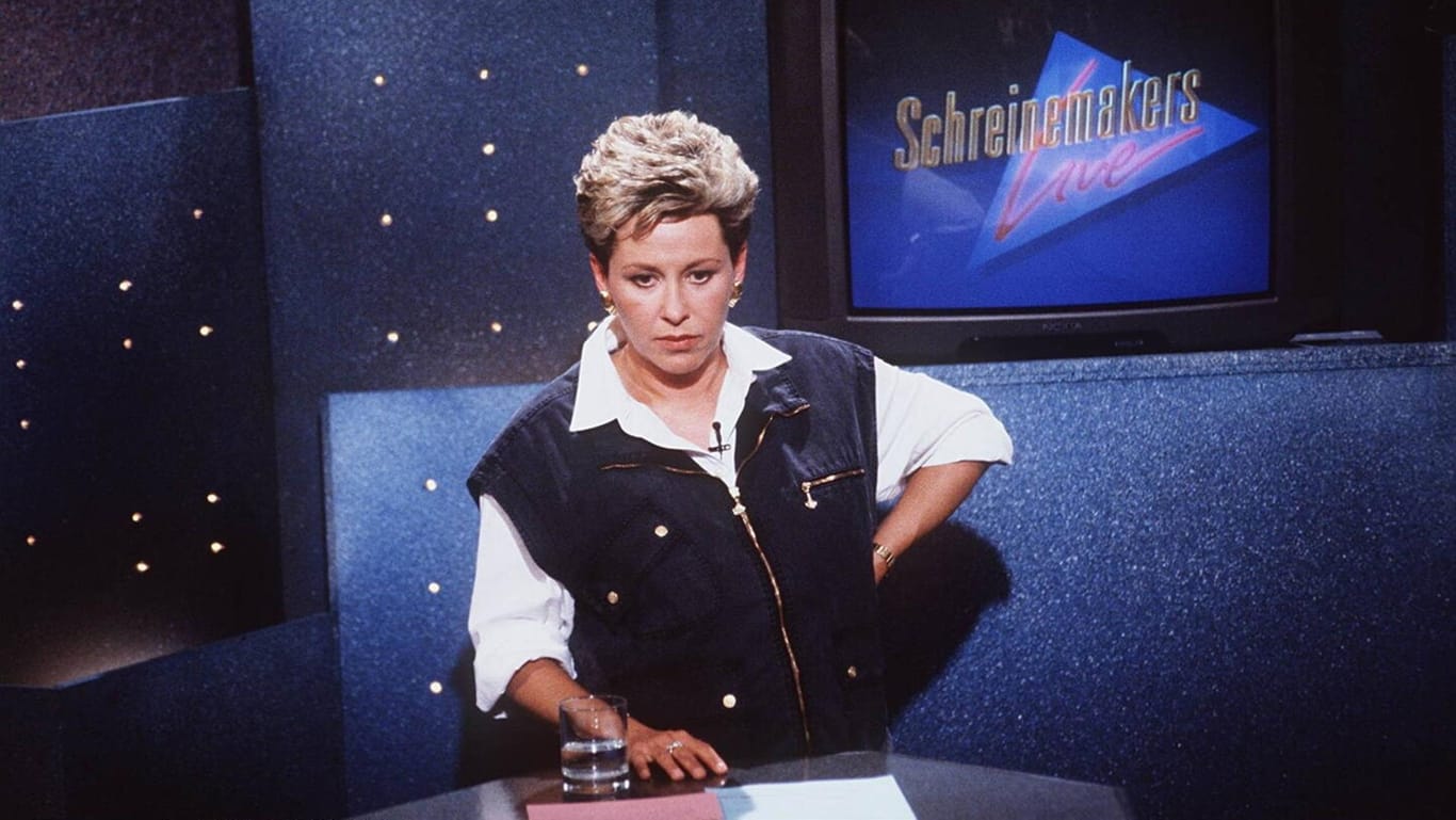 1996 im Studio: Margarethe Schreinemakers moderierte ihre eigene Talkshow vier Jahre lang.