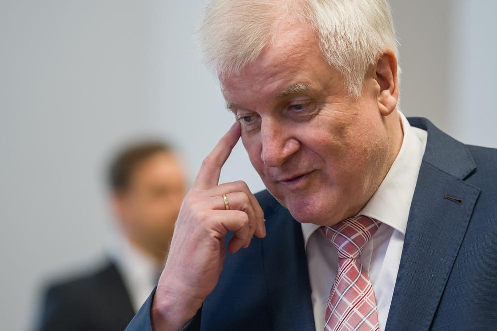 Horst Seehofer (CSU) im bayrischen Landtag: Der Innenminister hält die Kritik des Verfassungsrichters an der CSU-Rhetorik für "unangemessen".