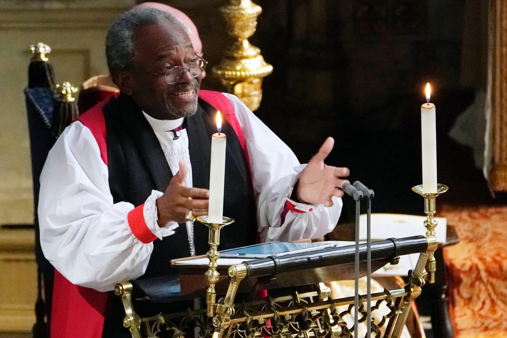 Bischof Michael Curry: Er hielt die Predigt für das Brautpaar.