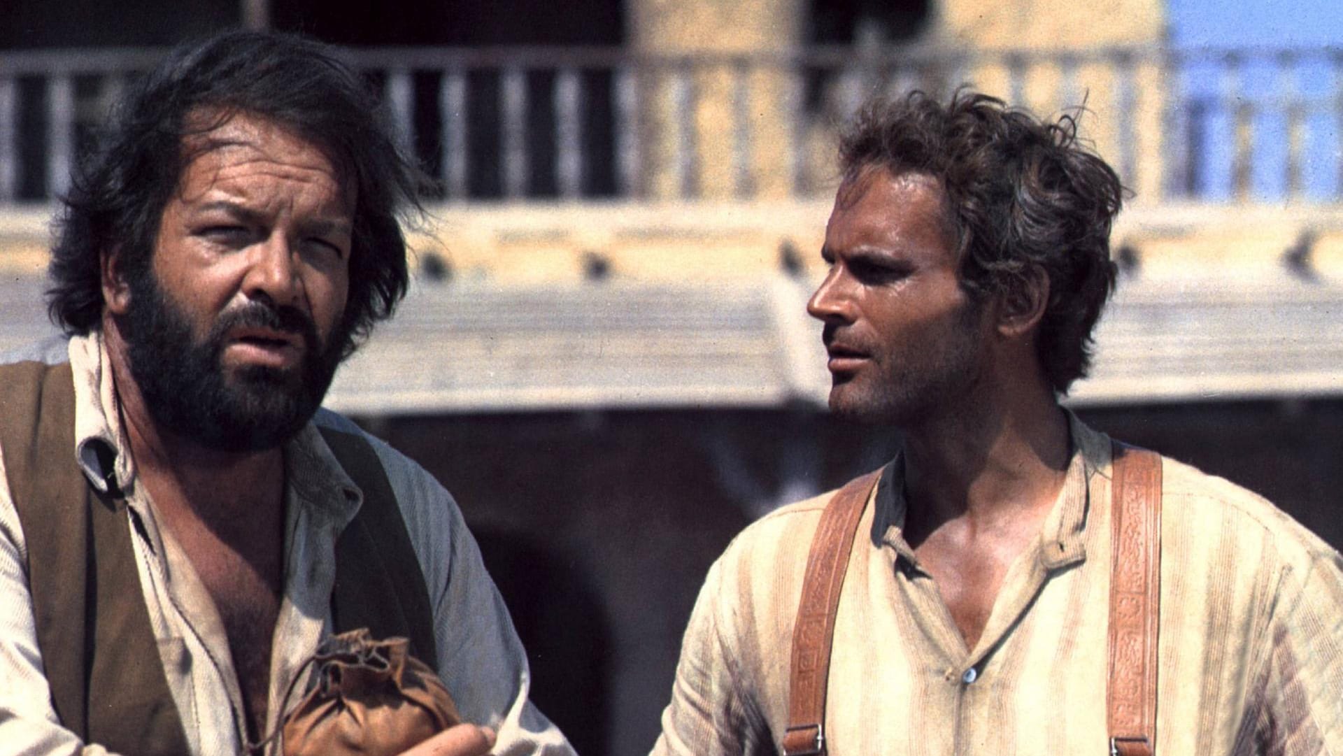 Kultstars: Bud Spencer und Terence Hill in dem Klassiker "Vier Fäuste für ein Halleluja" von 1971.