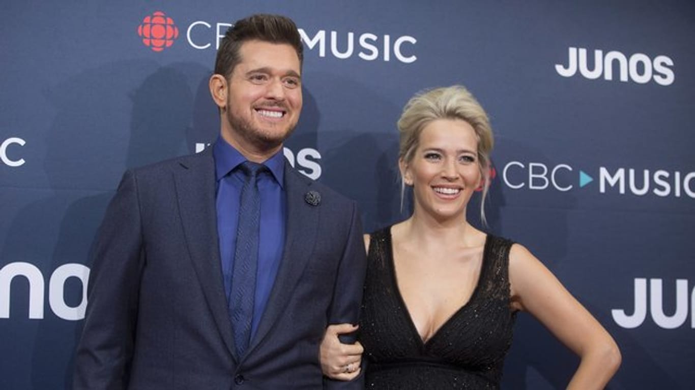 Michael Buble und seine Frau Luisana Lopilato bei den Juno Awards.