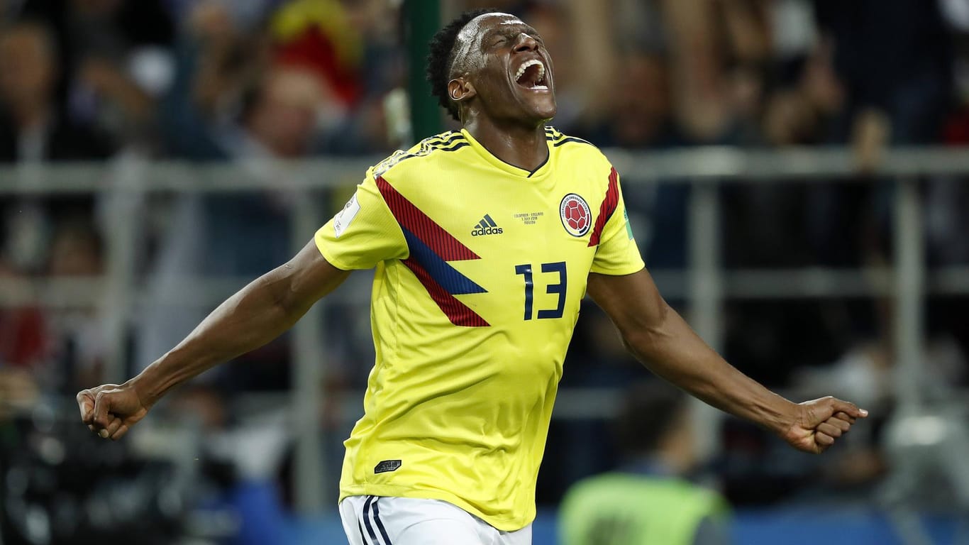 Starke WM: Yerry Mina im Kolumbien-Trikot.