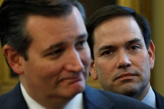 Die Republikaner Ted Cruz (l.) und Marco Rubio: Beide gehören zu den Unterzeichnern des Briefes an die deutsche Botschaft.