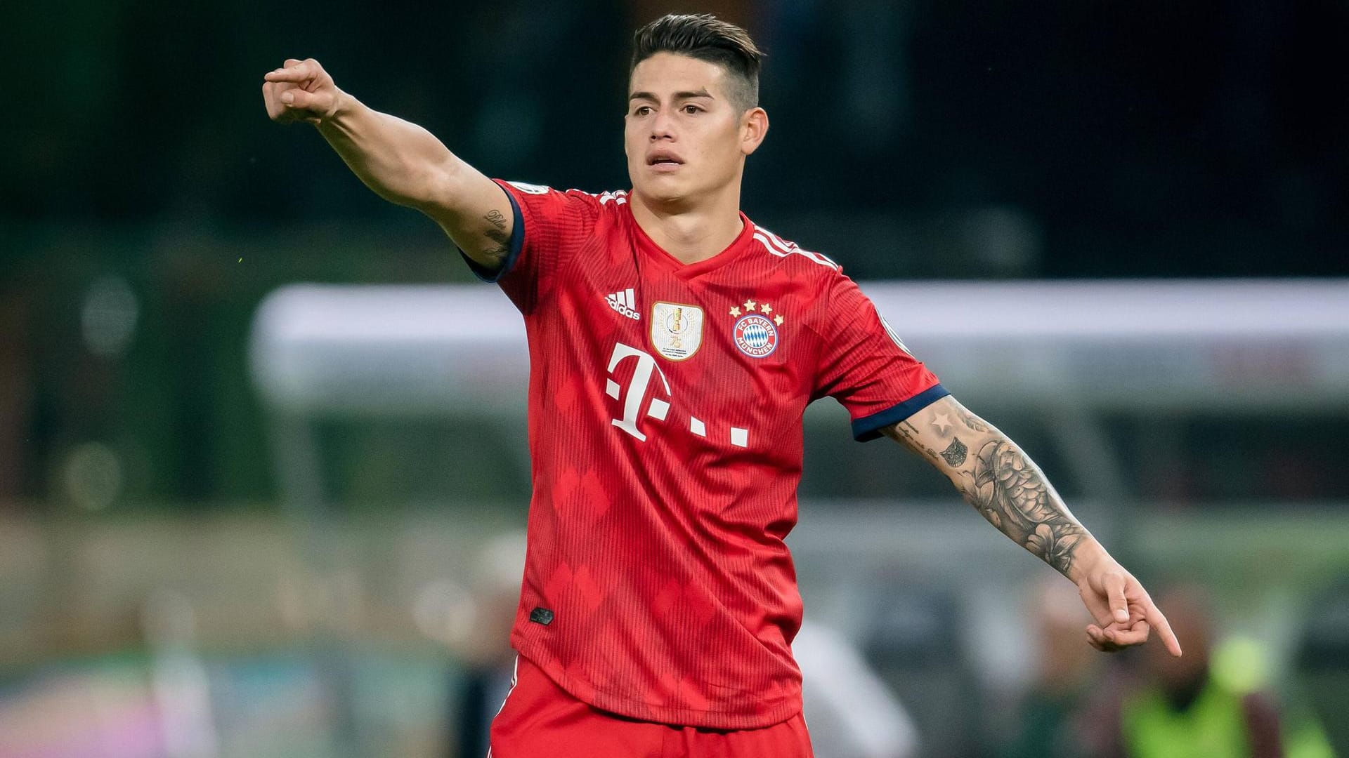 James: Der Kolumbianer wechselte von Real Madrid zu Bayern München.