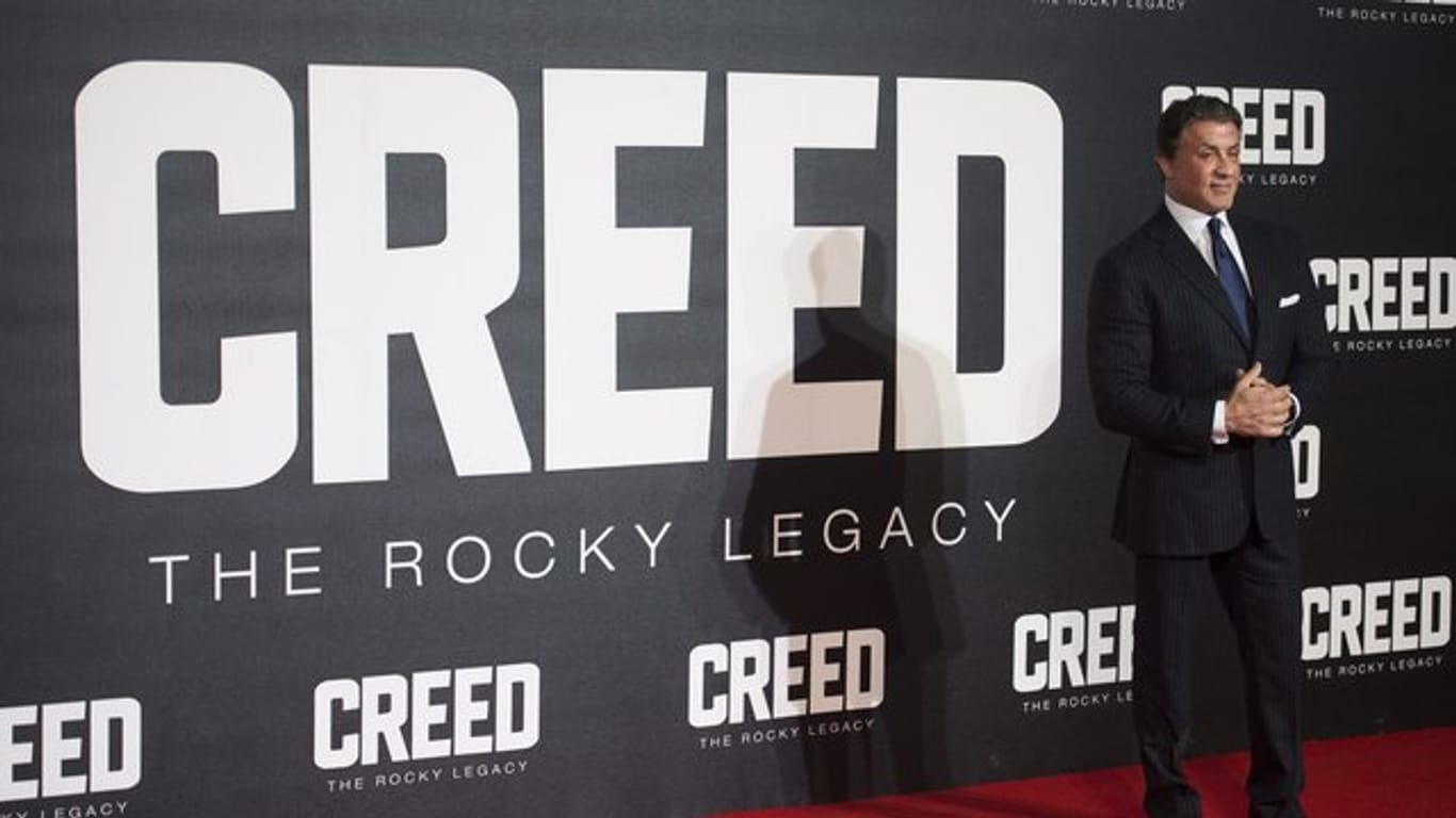 Der US-Schauspieler Sylvester Stallone bei der Europa-Premiere des Films "Creed" in London (2016).
