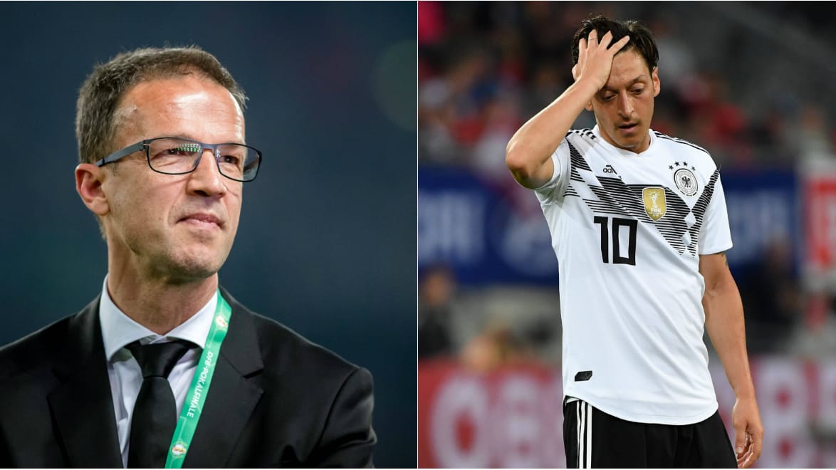 Schutz und Kritik: Fredi Bobic (l.) hat eine zweigeteilte Meinung bezüglich Mesut Özil.