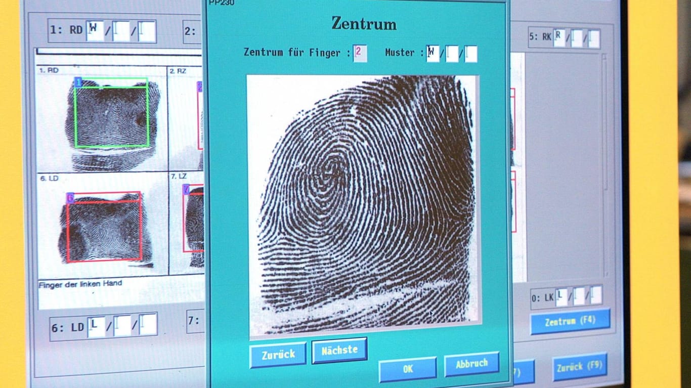 Automatisierte Fingerabdruckidentifizierungssystem des BKA: Nach 300.000 Personen wird derzeit von der Polizei gefahndet. (Symbolbild)