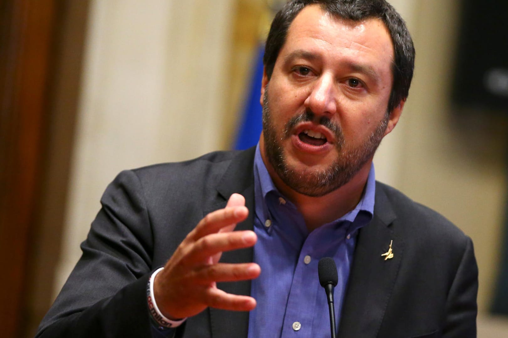 Matteo Salvini: Italiens Vize-Premier hat mit neuen Äußerungen auf Twitter für Aufregung gesorgt.