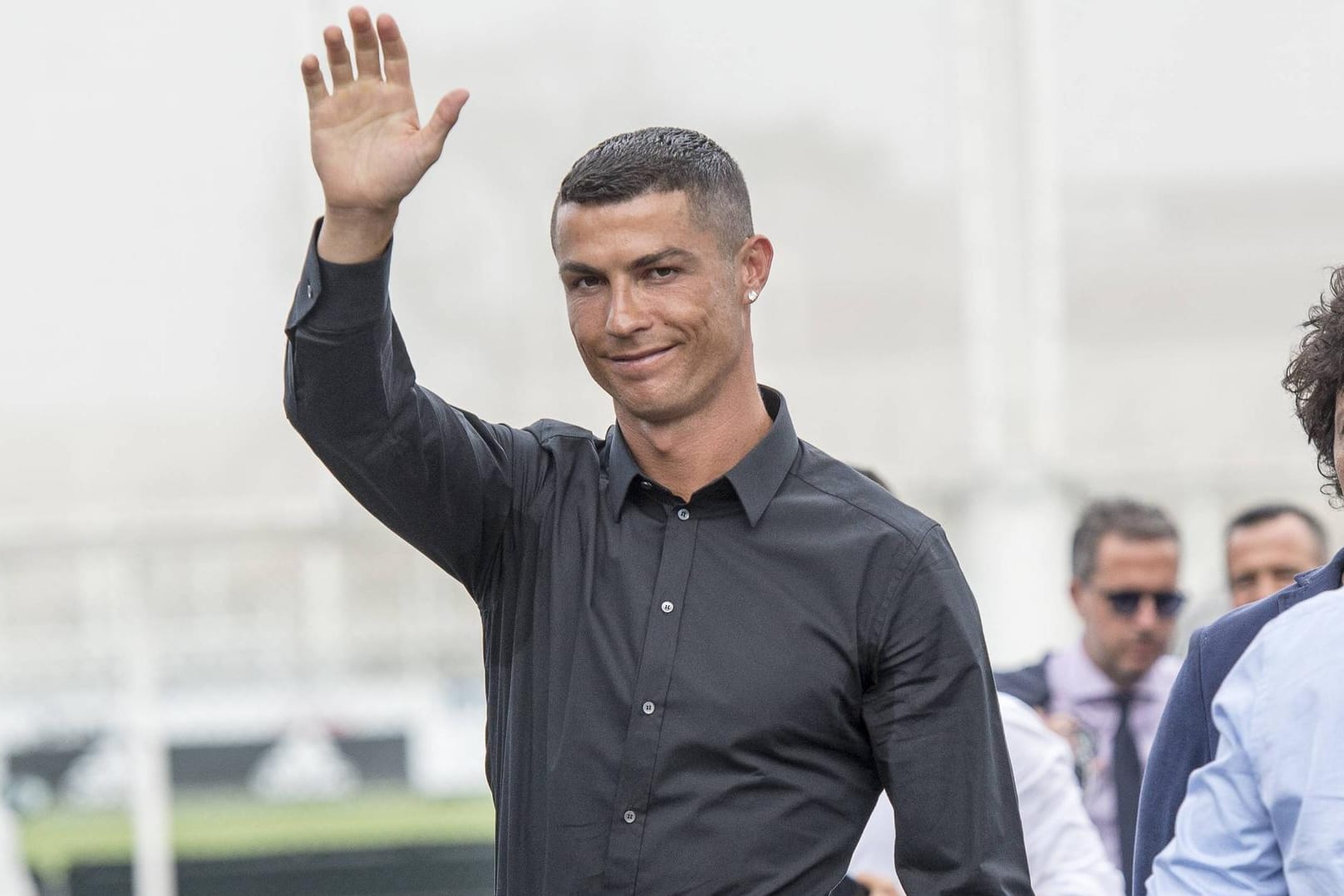 Publikumsmagnet: Cristiano Ronaldo bei seiner Vorstellung in Turin.