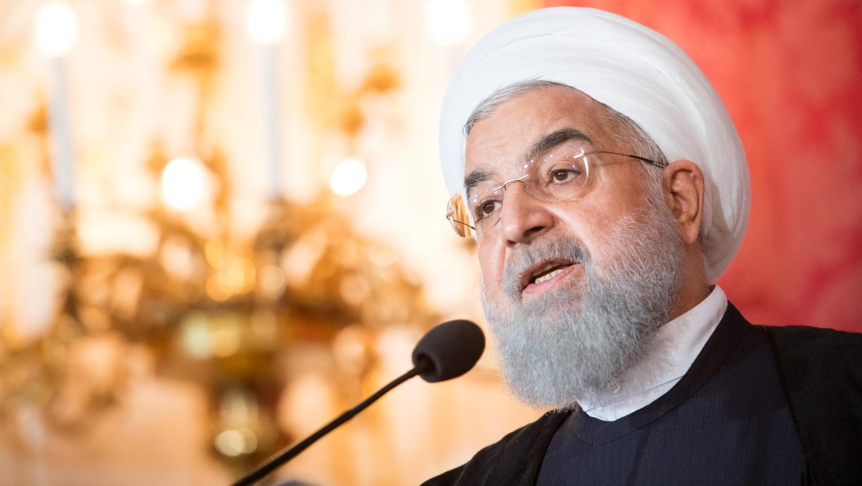 Der iranische Präsident Hassan Ruhani: US-Präsident Trump und sein iranischer Amtskollege haben zuletzt scharfe Drohungen ausgetauscht.