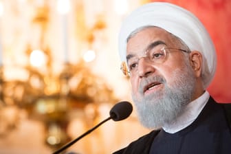 Der iranische Präsident Hassan Ruhani: US-Präsident Trump und sein iranischer Amtskollege haben zuletzt scharfe Drohungen ausgetauscht.