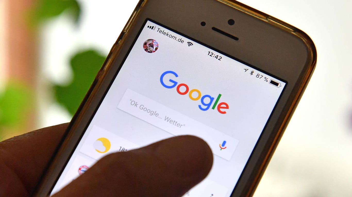 Google auf dem iPhone: Smartphone-Nutzer können sich zwischen verschiedenen Suchmaschinen entscheiden.