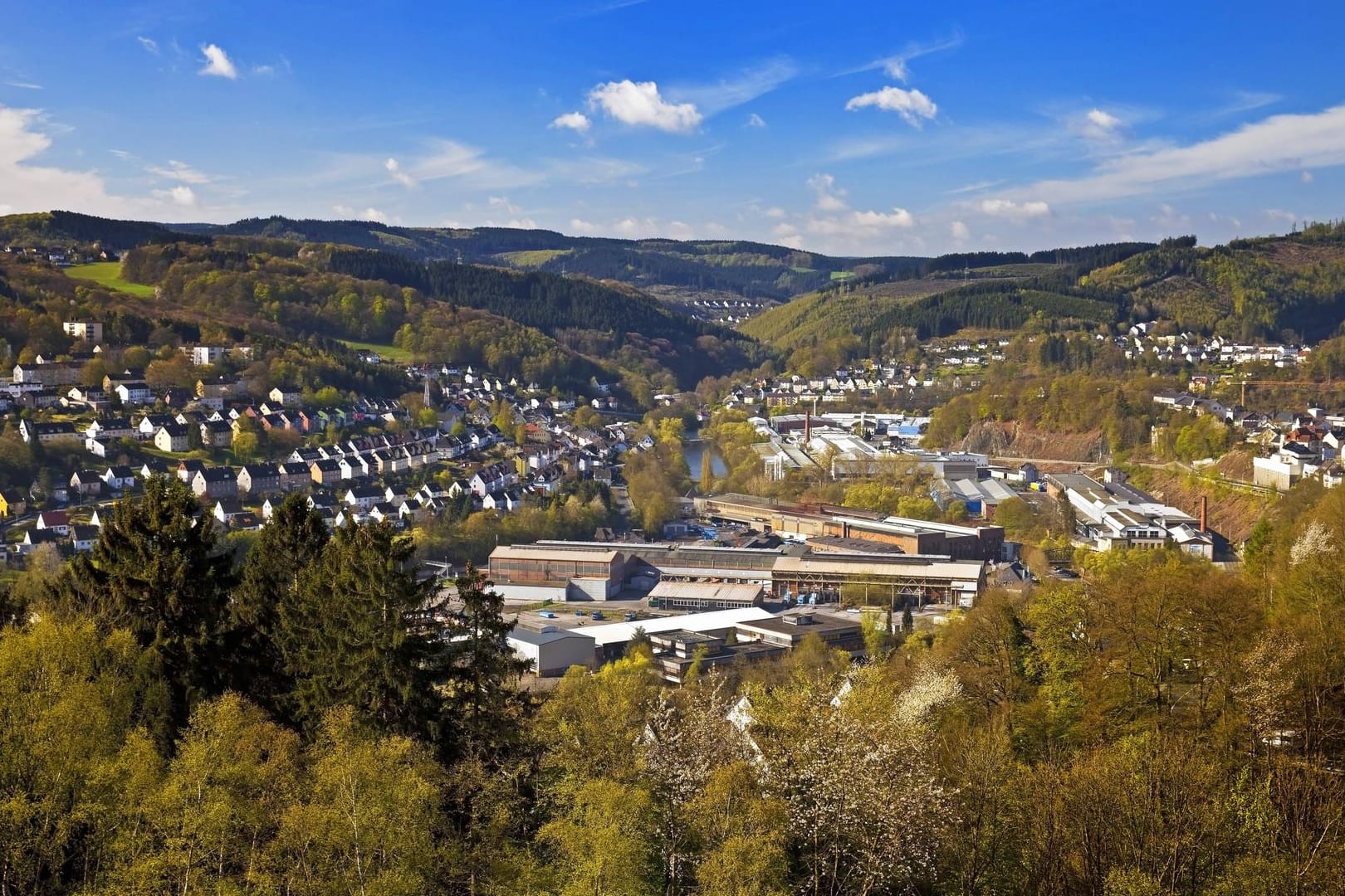 Werdohl im Sauerland: Fünf Männer konnten nach der Schlägerei festgenommen werden. (Archivbild)