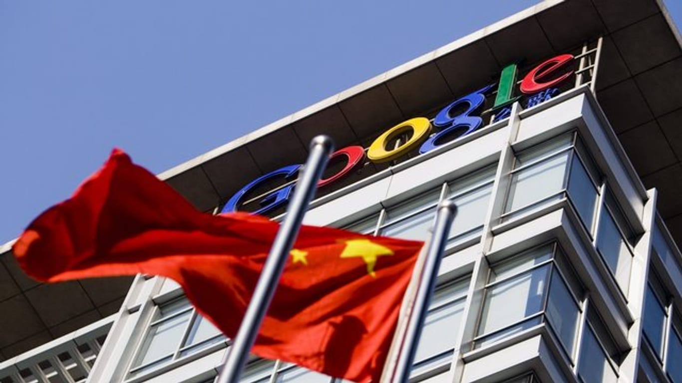 Das Google-Büro in Peking Anfang 2010: Der Internet-Gigant will auf dem chinesischen Markt wieder Fuß fassen.