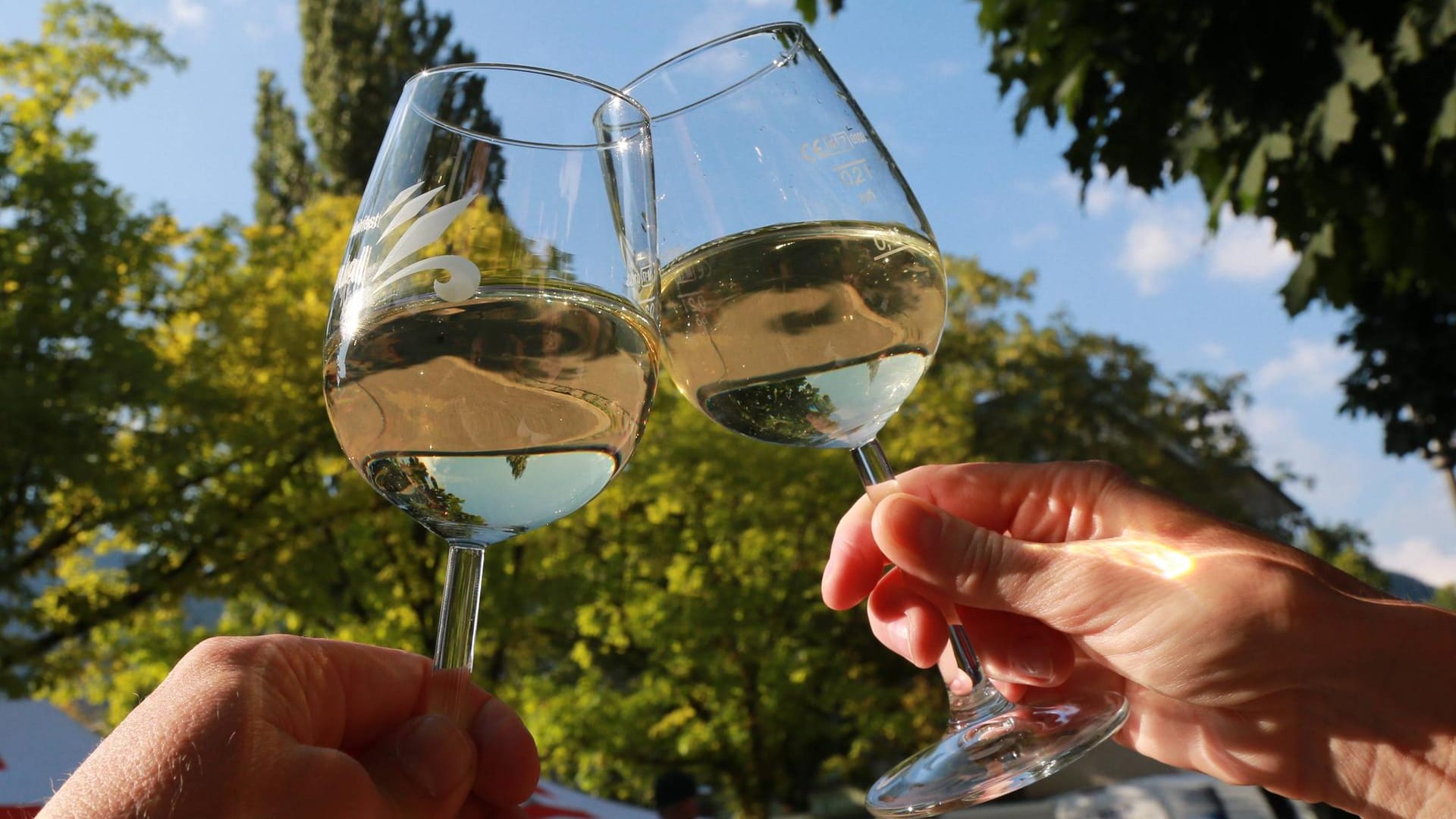 Aufnahmen vom Weinfest Bad Reichenhall (Symbolbild): Weinfeste erfreuen sich in Deutschland großer Beliebtheit. Am Mittwochabend wurde ein Weinfest in Chemnitz von einer Bombendrohung erschüttert.