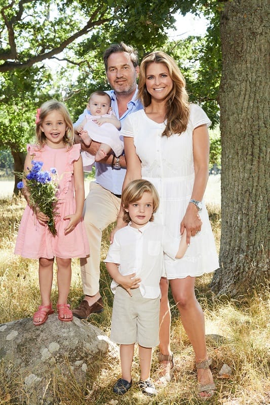 Chris O'Neill, Prinzessin Madeleine und die drei Kinder: Die Familie zieht jetzt in die USA.