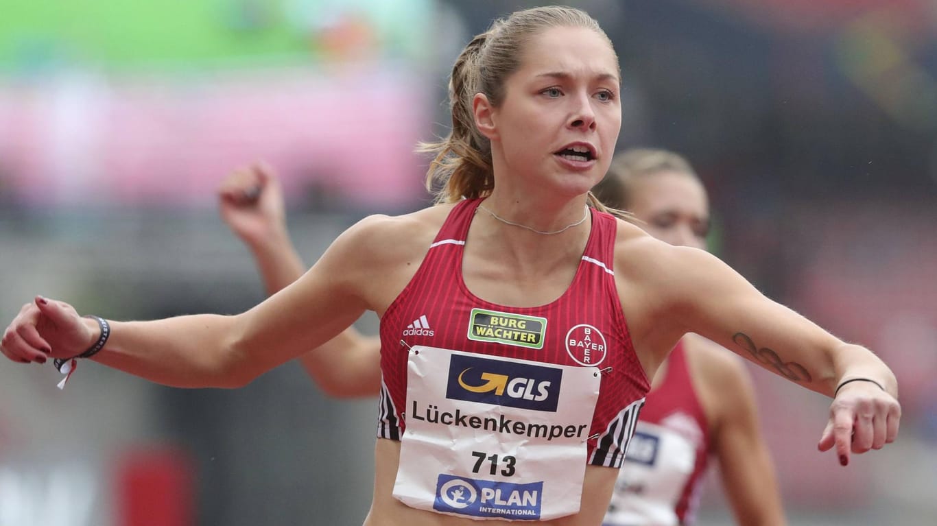 Gina Lückenkemper: Die deutsche Sprinterin hat sich zwei Medaillen zum Ziel gesetzt.
