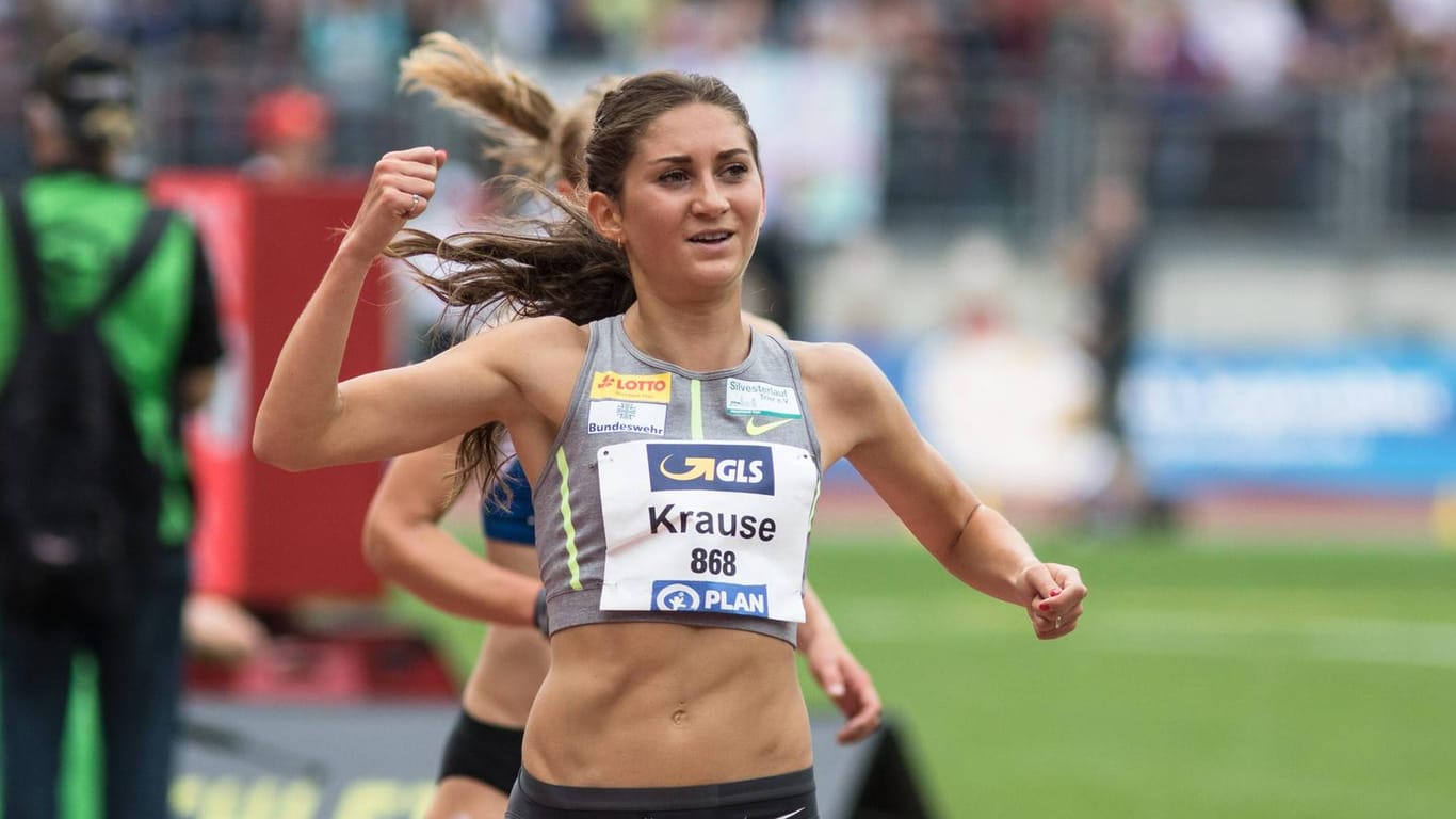 Gesa Felicitas Krause: Bei den Deutschen Meisterschaften triumphierte sie, doch klare Favoritin über 3000 Meter Hindernis ist sie nicht mehr.