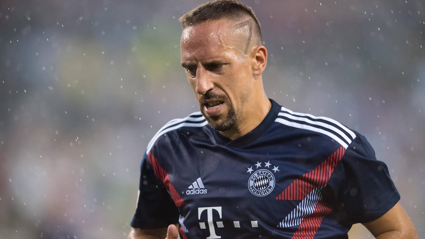 Legendäre "Sieben": Ribéry in der Saisonvorbereitung des FC Bayern.