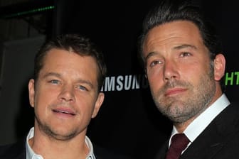 Matt Damon (l) und Ben Affleck machen gemeinsame Sache.
