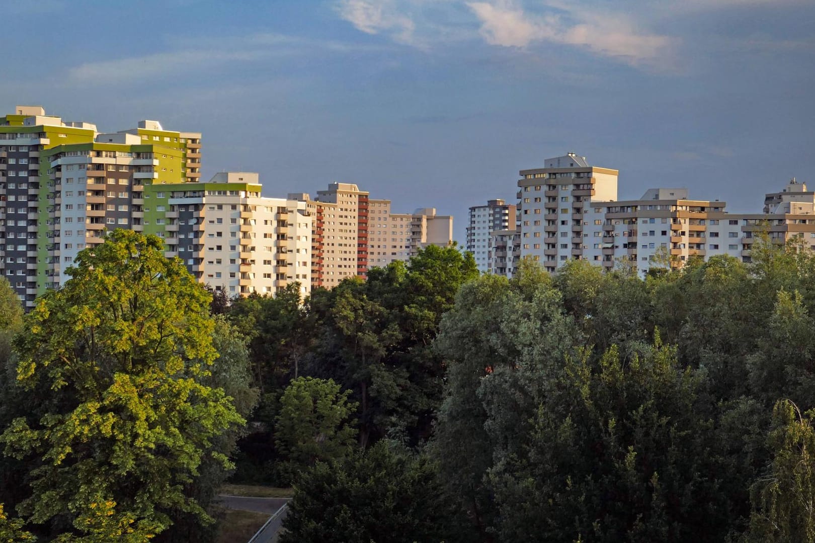 Das Märkische Viertel im Norden Berlins: Hier ereignete sich die Schießerei.