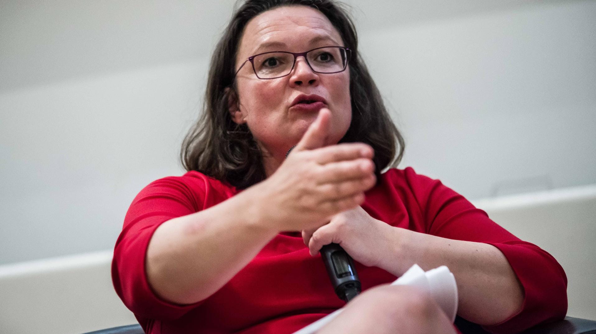 Andrea Nahles: Die SPD-Chefin schließt einen Koalitionsbruch nicht aus.