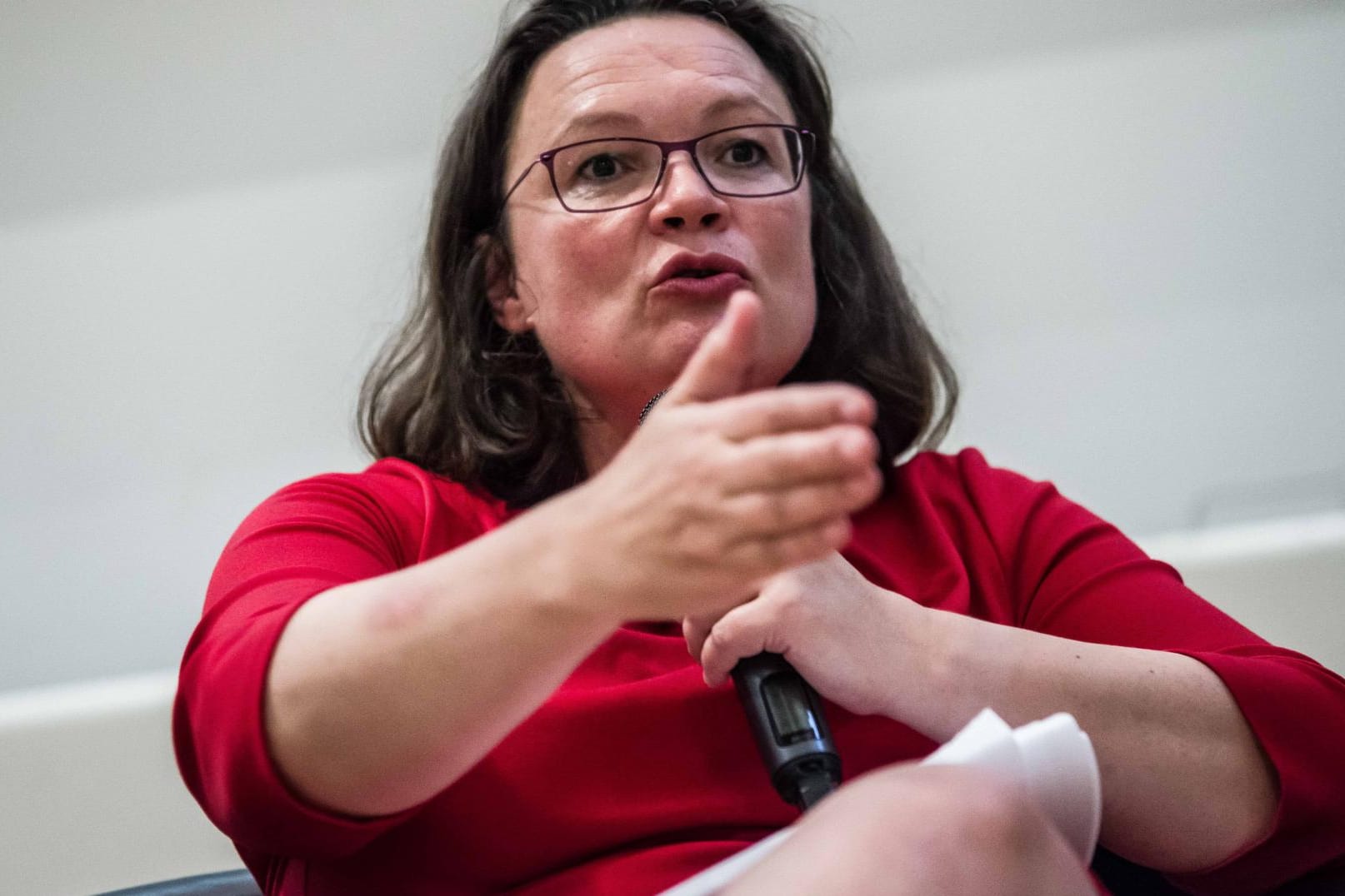 Andrea Nahles: Die SPD-Chefin schließt einen Koalitionsbruch nicht aus.
