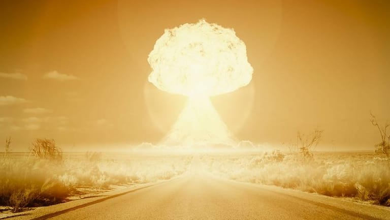 Die Explosion einer Atombombe (Symbolbild /Illustration): Die Debatte über eine deutsche Atombombe findet in Deutschland derzeit nur Gegner.