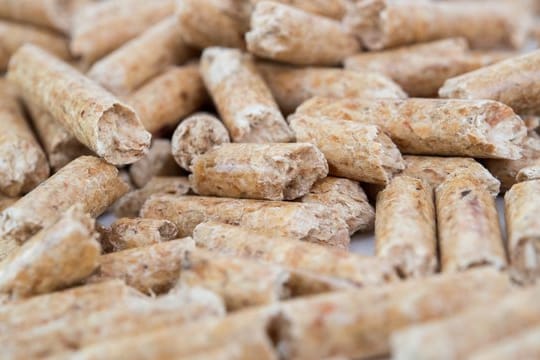 Pellets werden aus getrockneten, nicht behandelten Holzresten gefertigt.