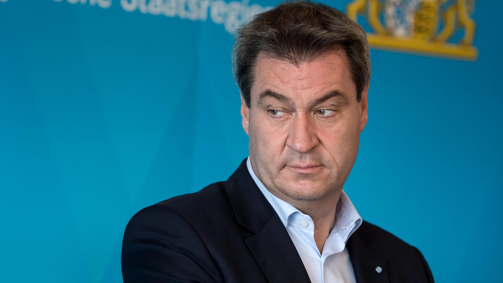 Markus Söder (CSU): 64 Prozent aller befragten Bayern, erklärten sich mit Söders Arbeit unzufrieden. Markus Söder (CSU): 64 Prozent aller befragten Bayern, erklärten sich mit Söders Arbeit unzufrieden.