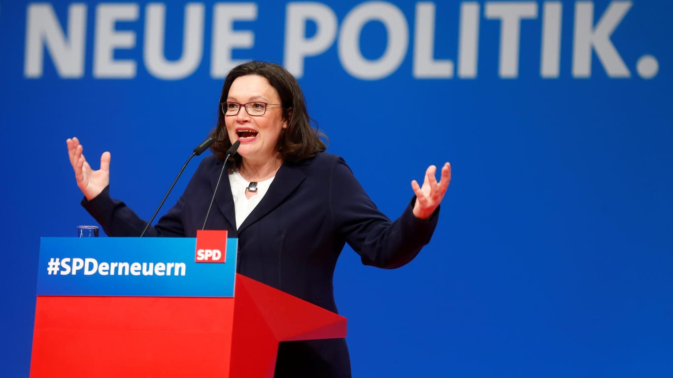 SPD-Vorsitzende Andrea Nahles: Neue Politik – aber was für eine?