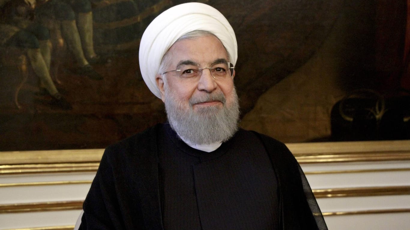 Irans Präsident Hassan Ruhani: Der Iran will trotz des Ausstiegs der USA am Atomabkommen festhalten.