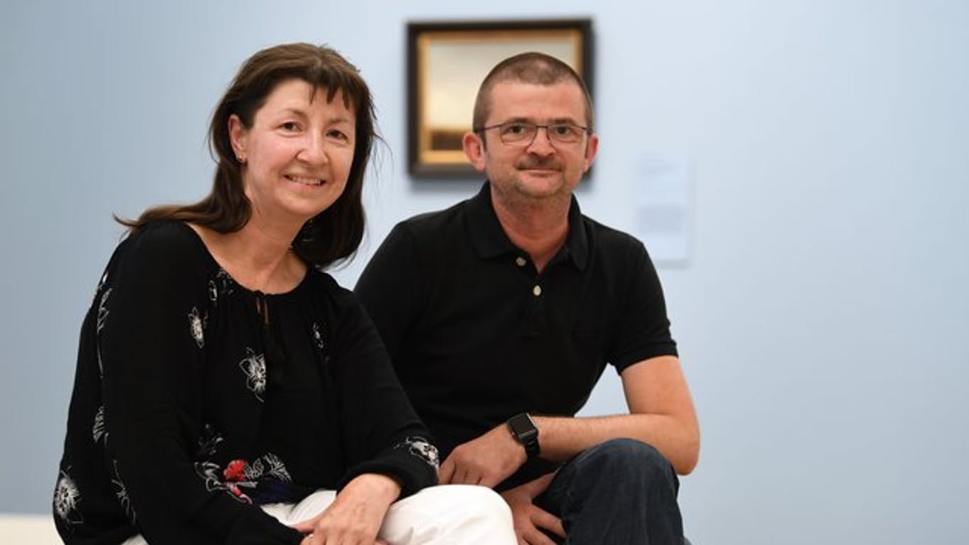 Karin Bredow und Norbert Hayduk haben an einer Museumsführung speziell für Singles teilgenommen.