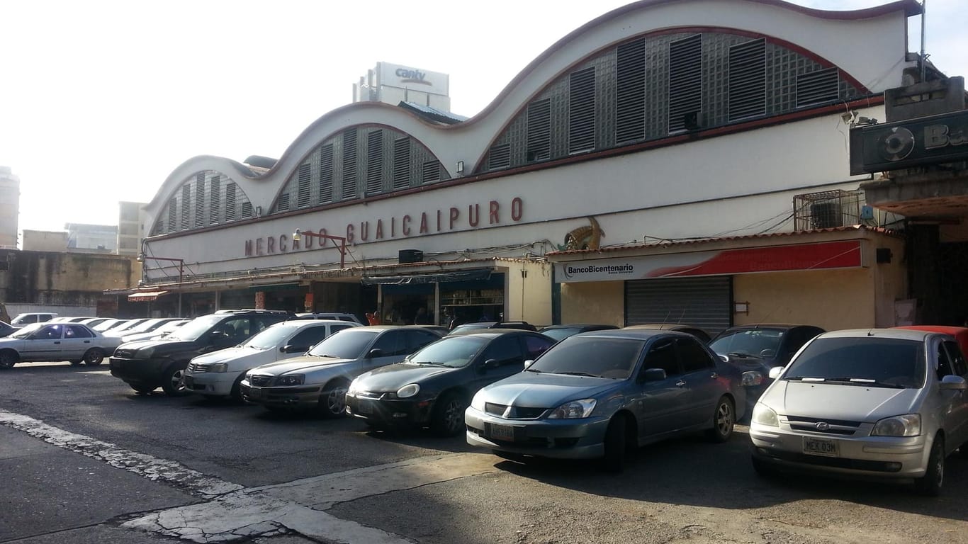Markthalle: Im Mercado Guaicaipuro in Caracas ist auch das Geschäft des Händlers, dessen Foto nun große Kreise zieht.