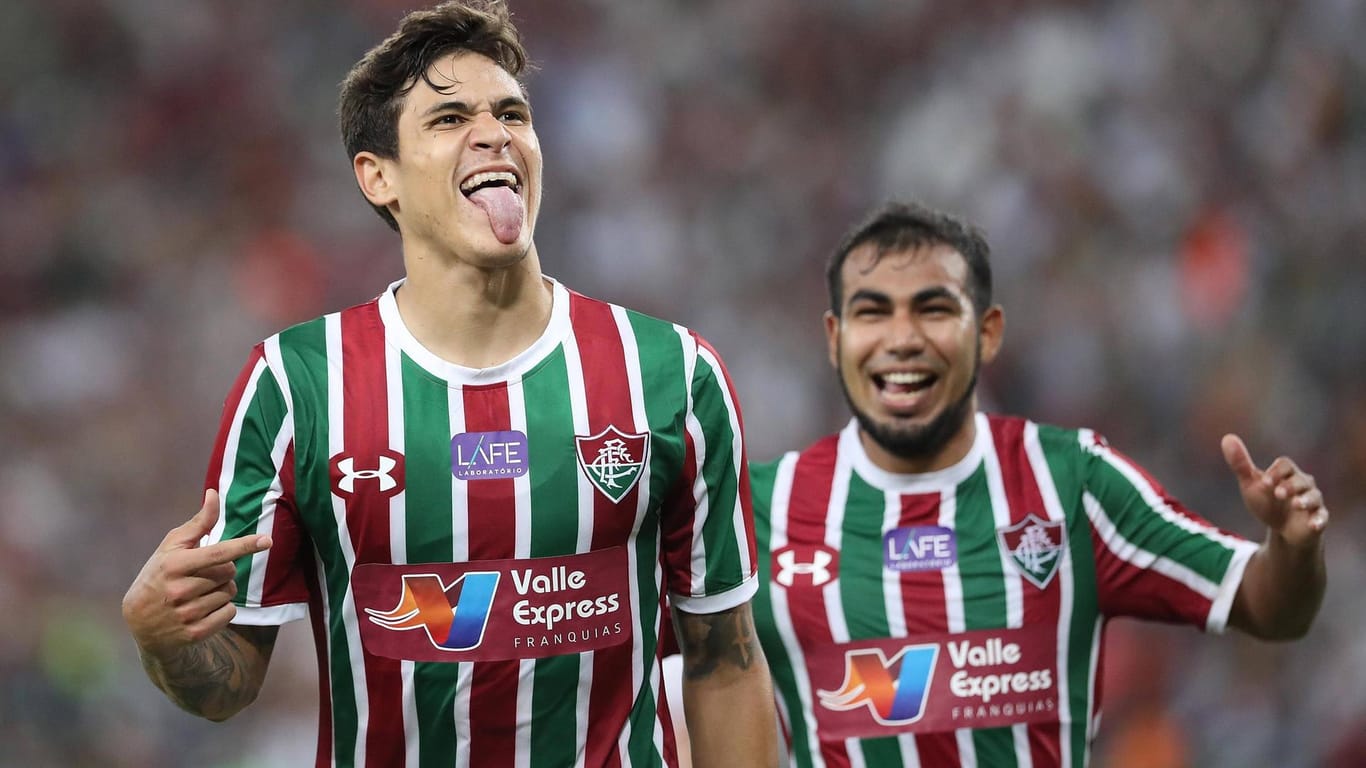 Torjäger: Fluminense-Angreifer Pedro (li.).