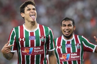 Torjäger: Fluminense-Angreifer Pedro (li.).