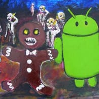 Zombie art by Jack Larson: Im ersten Android-Easter-Egg versteckt sich ein Kunstwerk.