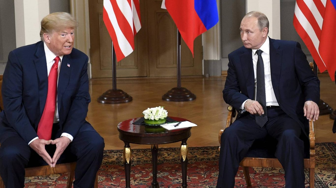 Donald Trump und Wladimir Putin: Die USA verhängen nun neue Sanktionen gegen Russland.