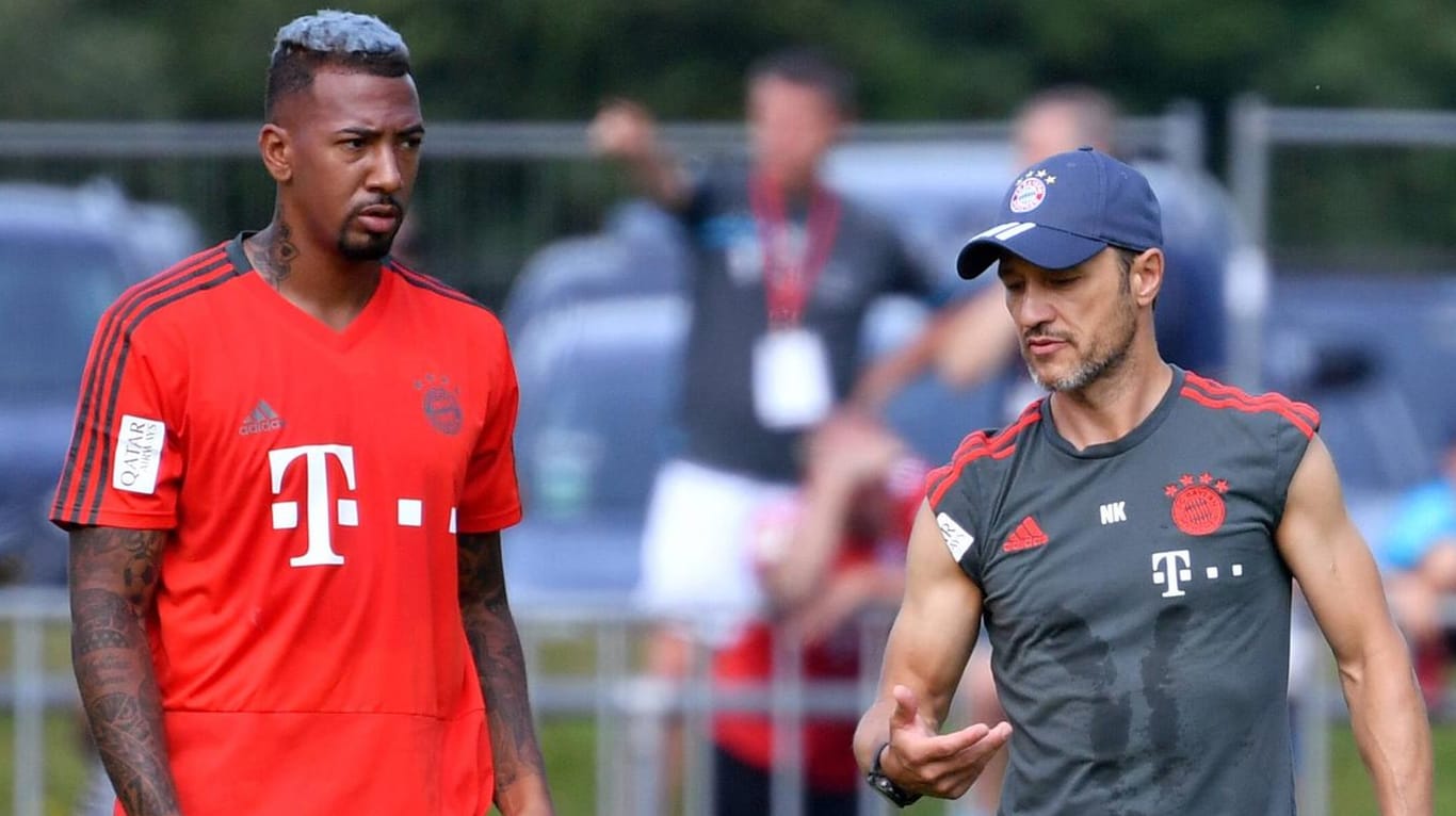 Jérôme Boateng und Niko Kovac: Das Duo arbeitet offenbar beim FC Bayern nicht mehr lange zusammen.