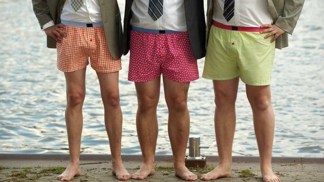 Männer in Boxershorts: Forscher befragten Männer, welche Art von Unterhose sie üblicherweise trugen, und analysierten typische Werte männlicher Fruchtbarkeit.