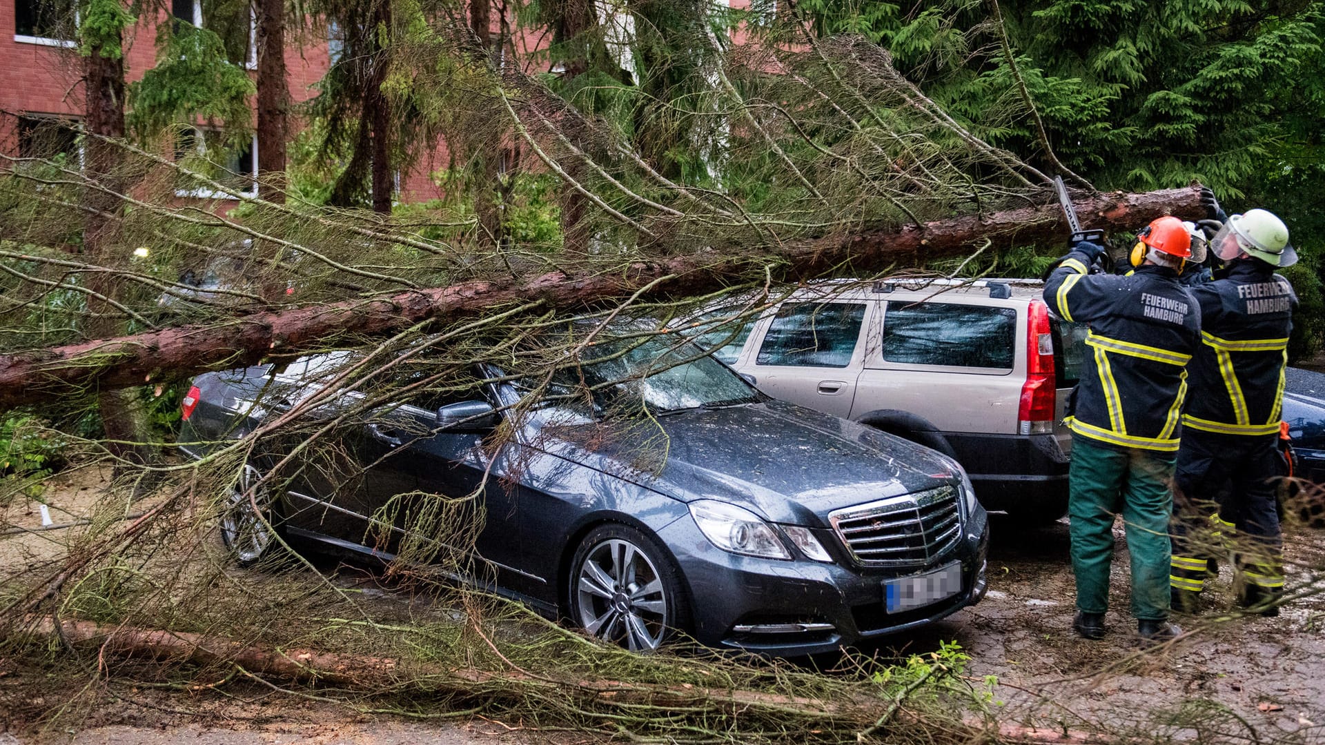 Unwetter in Hamburg