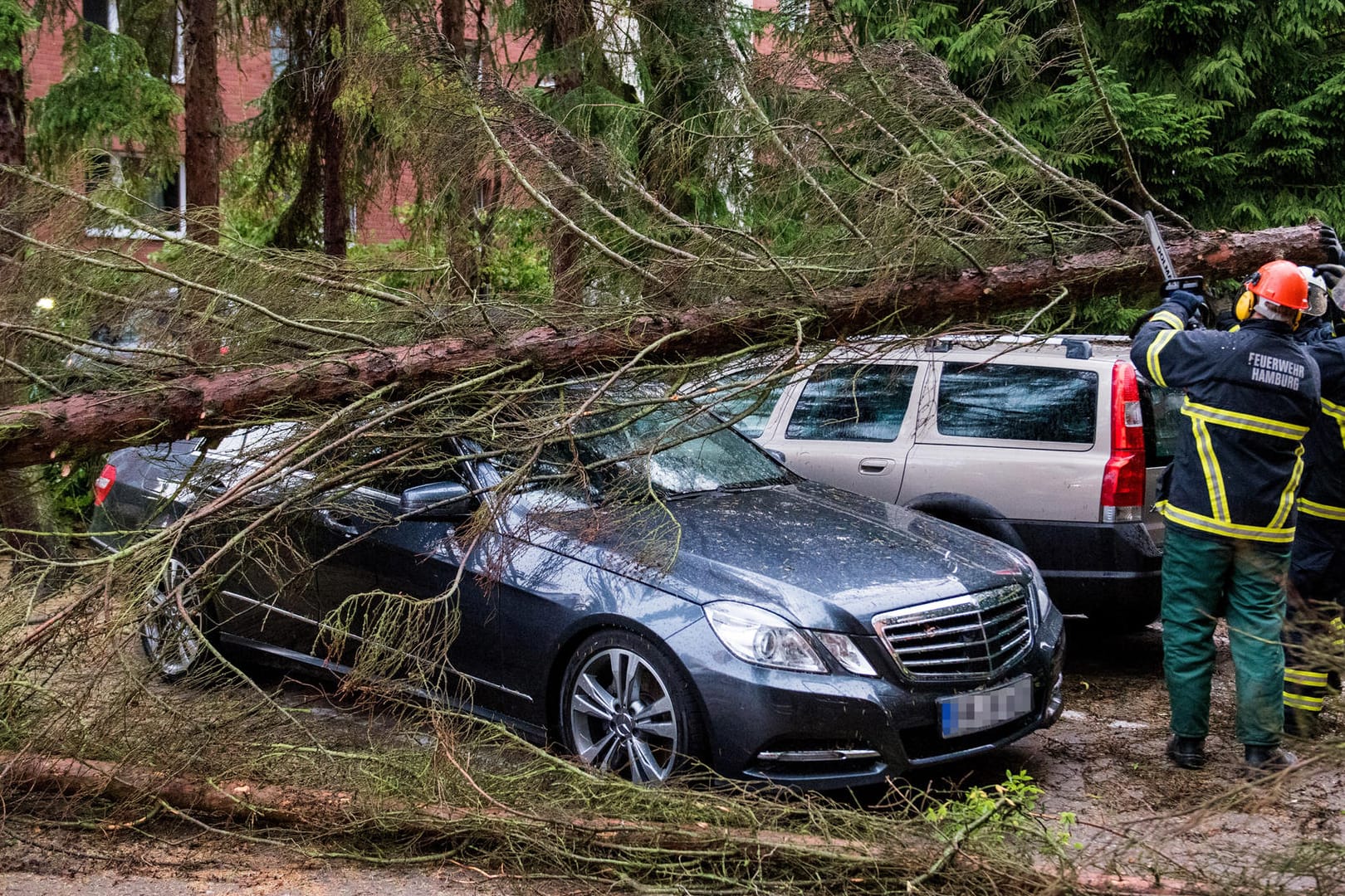 Unwetter in Hamburg