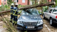 Unwetter in Deutschland: Orkanböen und Gewitter richten schwere Schäden an 