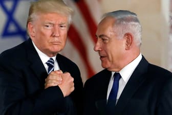 Politisch auf einer Linie: US-Präsident Donald Trump (l.) und Israels Premier Benjamin Netanjahu im Mai 2017 in Jerusalem.