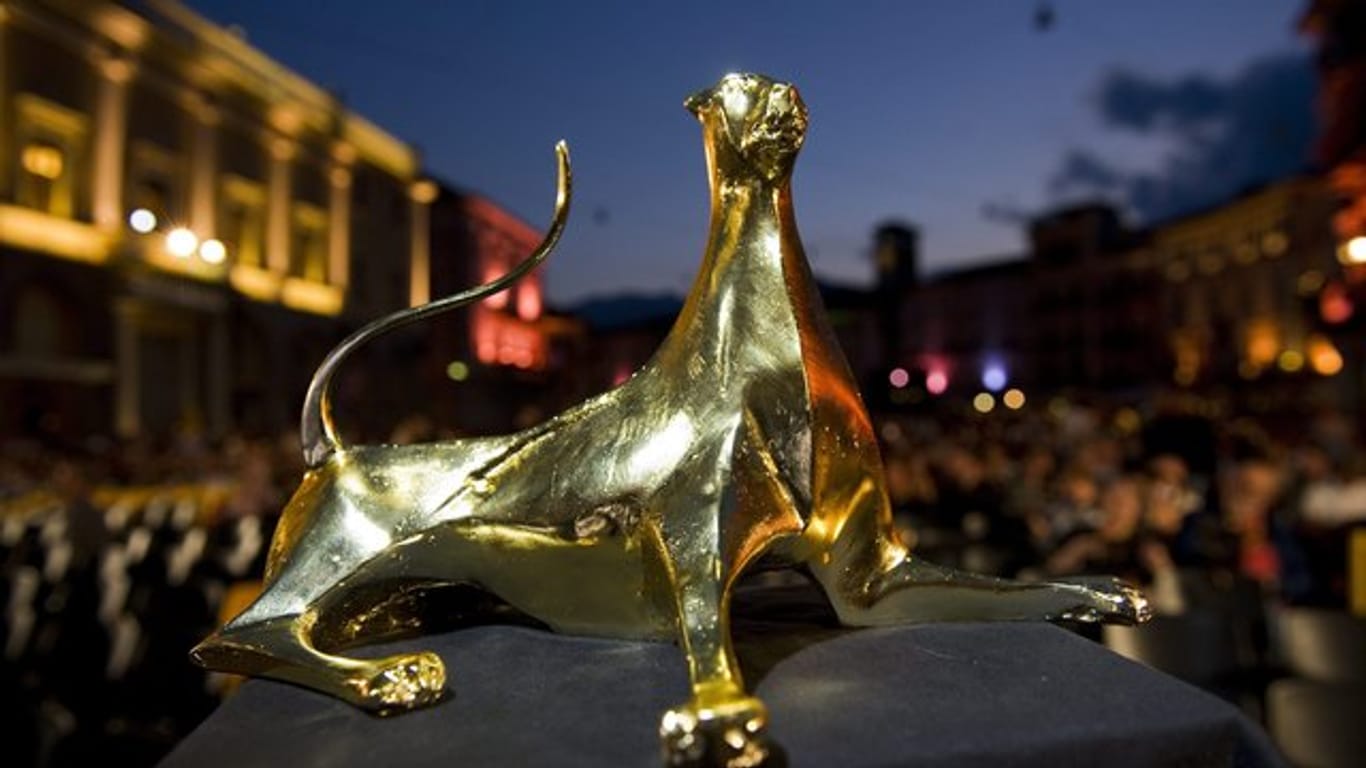 Der 'Goldene Leopard', Hauptpreis des Internationalen Filmfestivals.