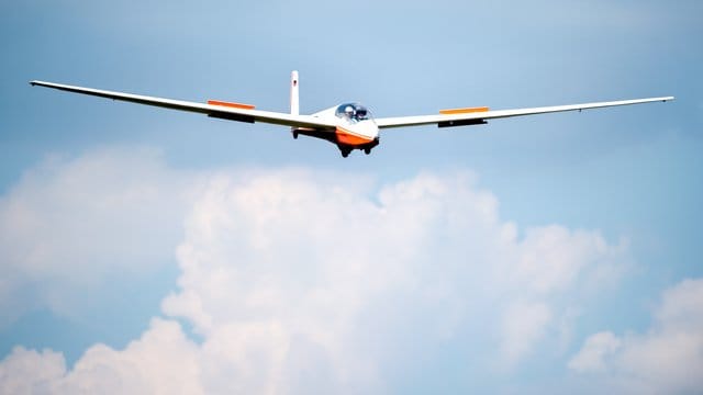 Ein Segelflugzeug